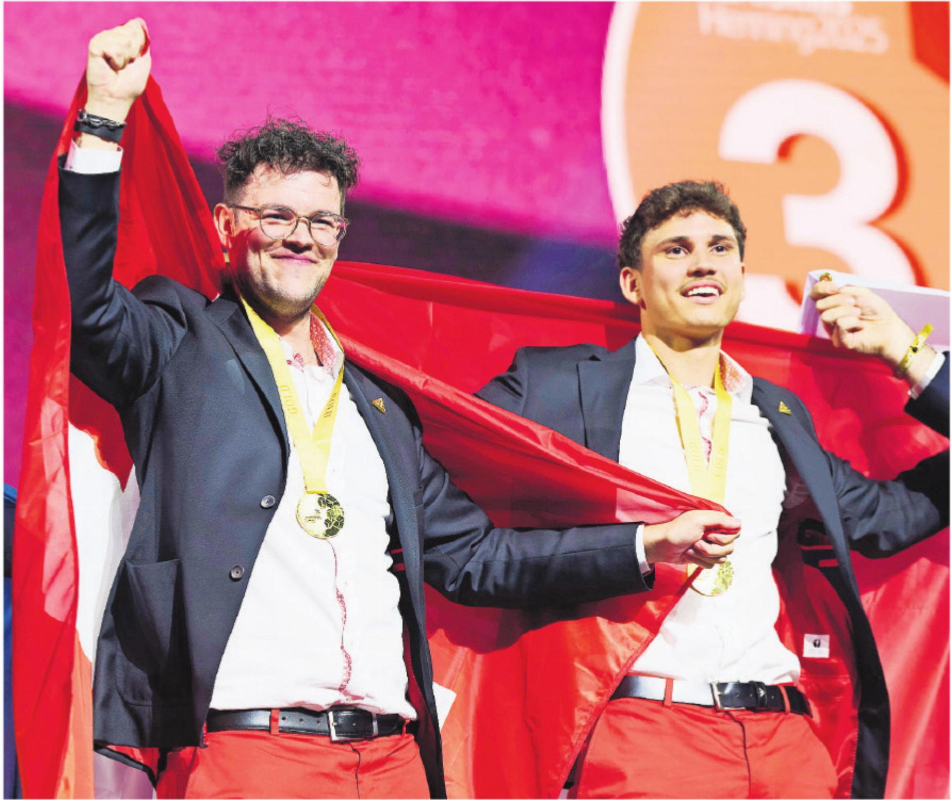 «Gold für die Schweiz bei den EuroSkills» - Das Bild wird blockiert. – Möglicherweise durch einen aktiven Adblocker.