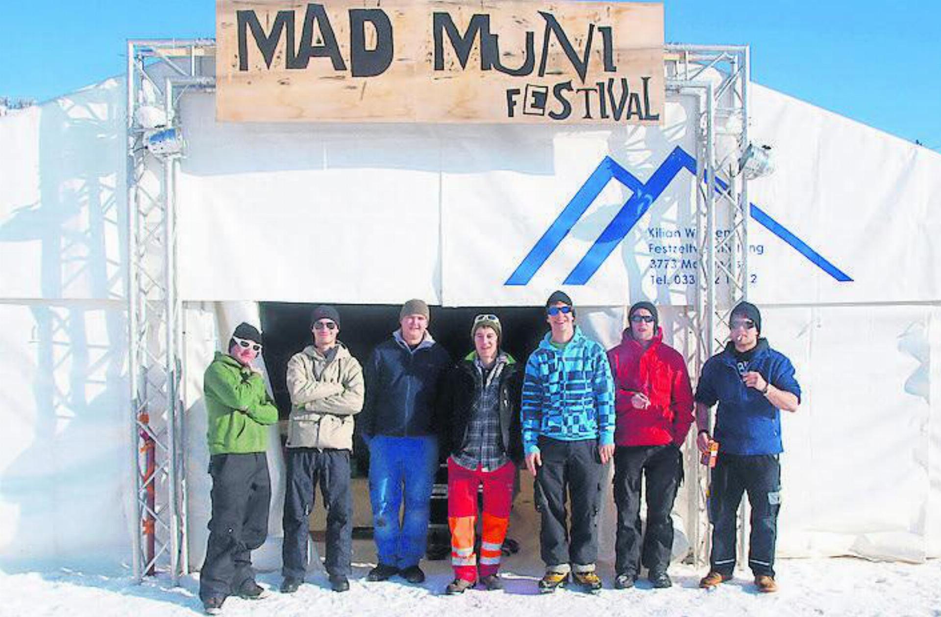 Das OK des Mad Muni Festivals von 2013. FOTO: ZVG