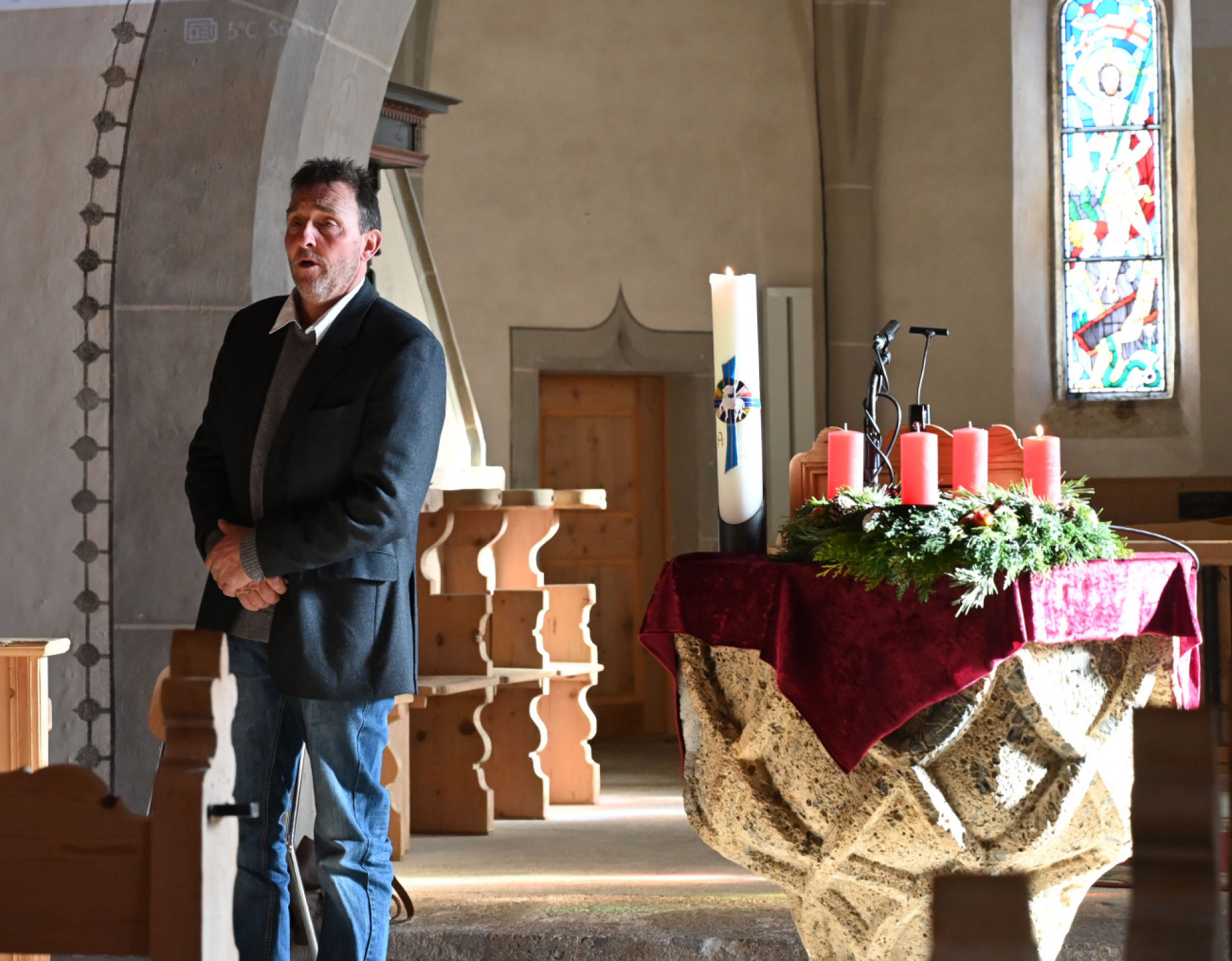Der Lauener Kirchgemeinderatspräsident Stephan Addor. (Foto: AvS)