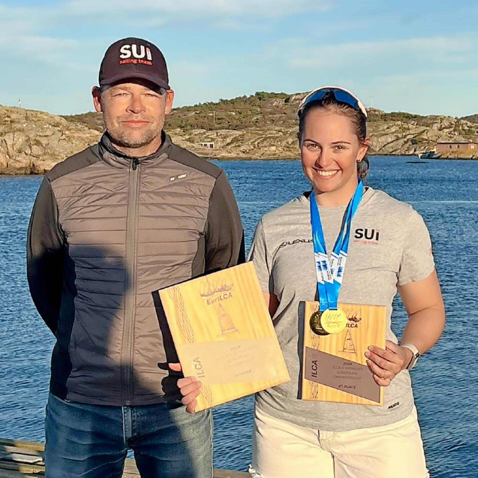 Anja von Allmen gewinnt U23-Gold bei der ILCA-Europameisterschaft