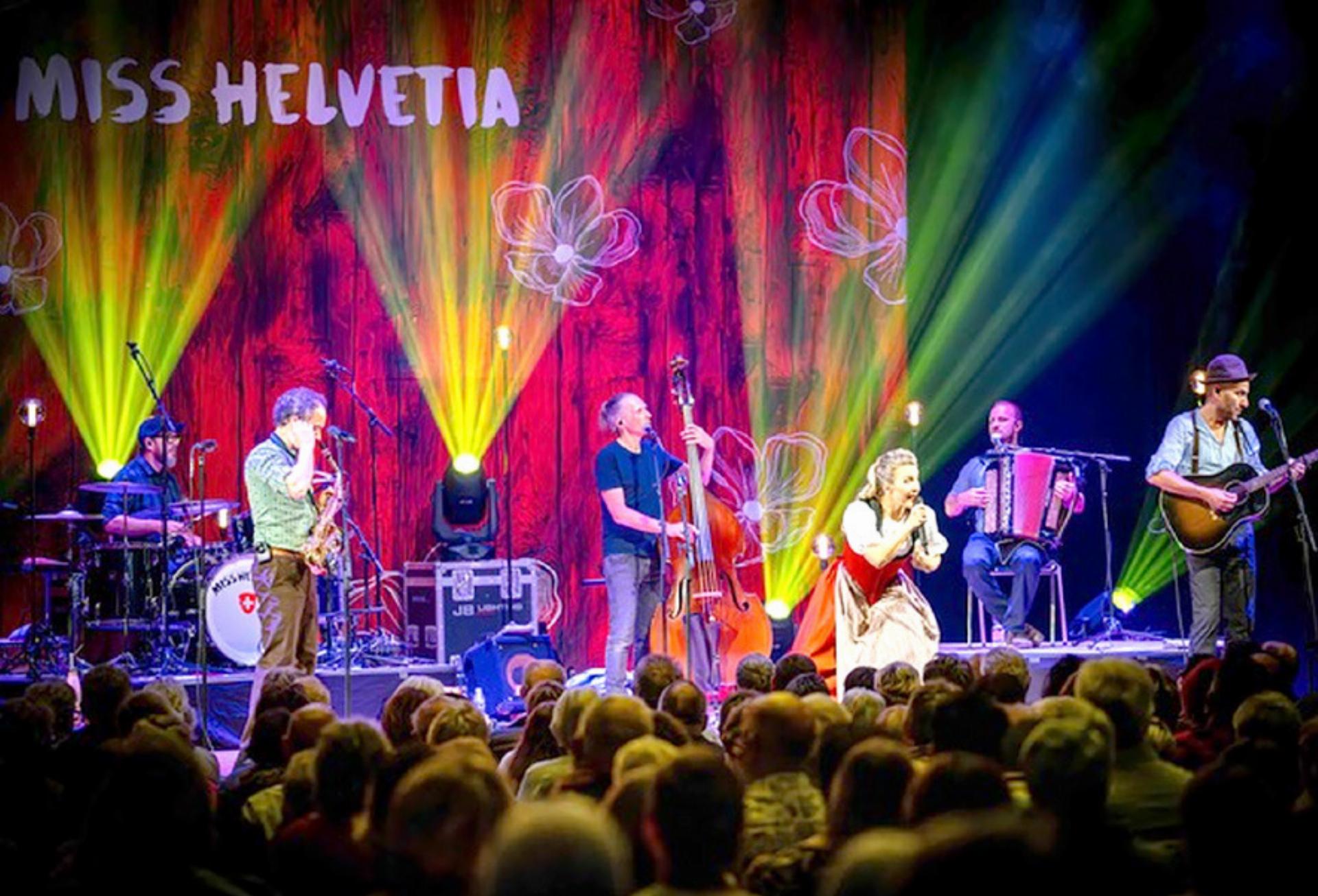 Miss Helvetia & Band – Konzert im Gemeindesaal Zweisimmen