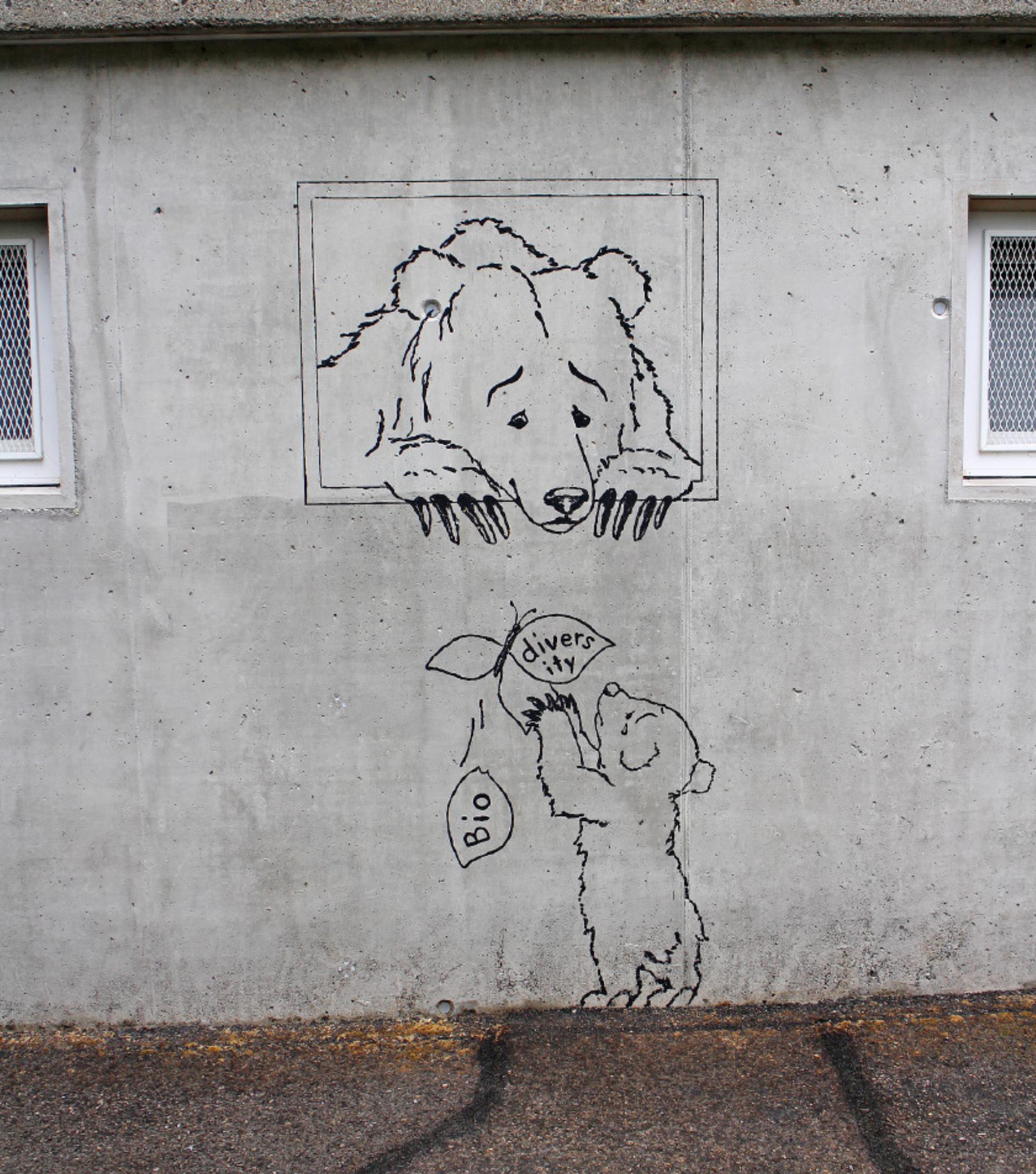 Ist Banksy im Oberland in den Ferien?