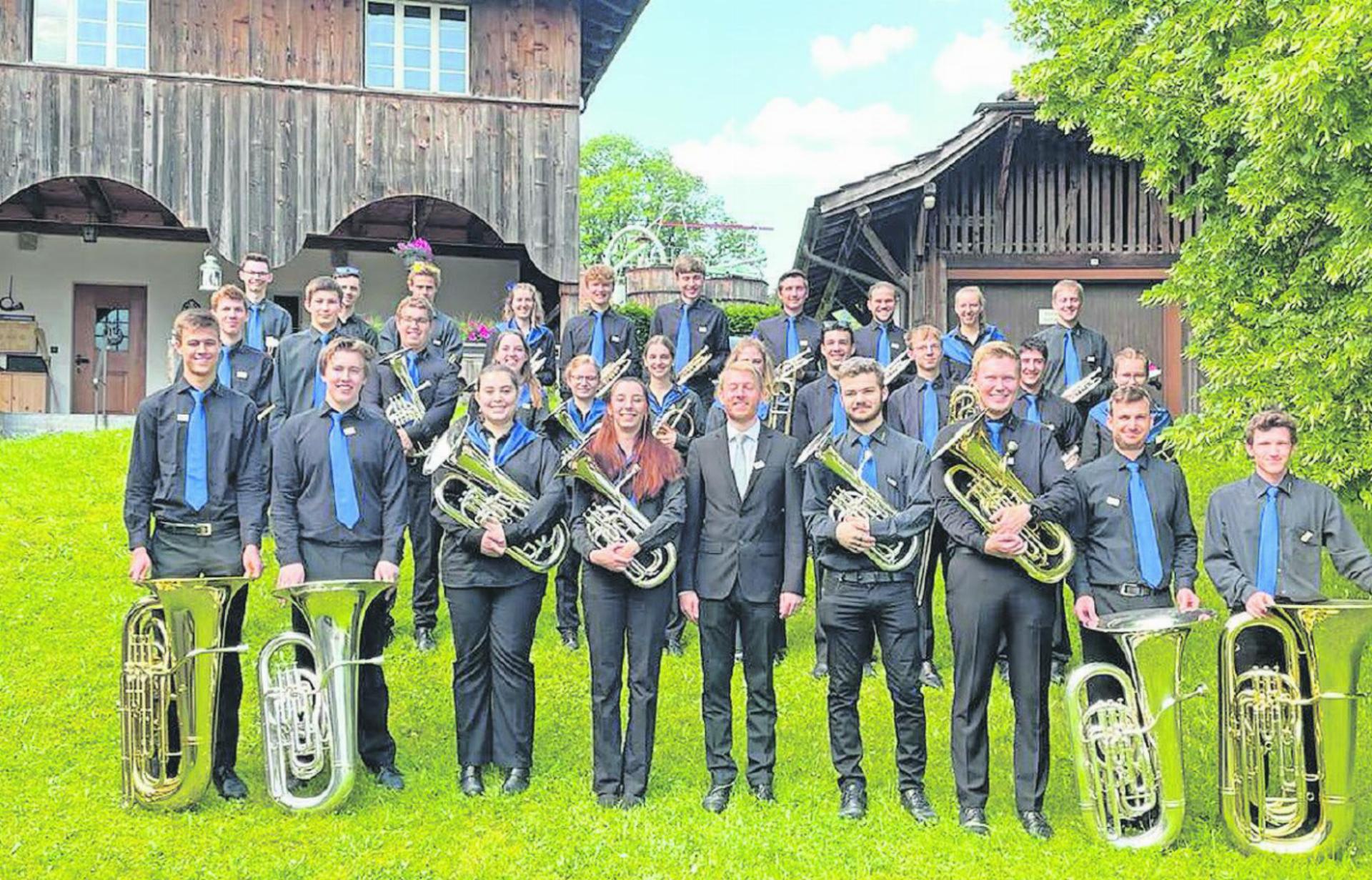 Die Brass Band Berner Oberland Junior. FOTO: ZVG