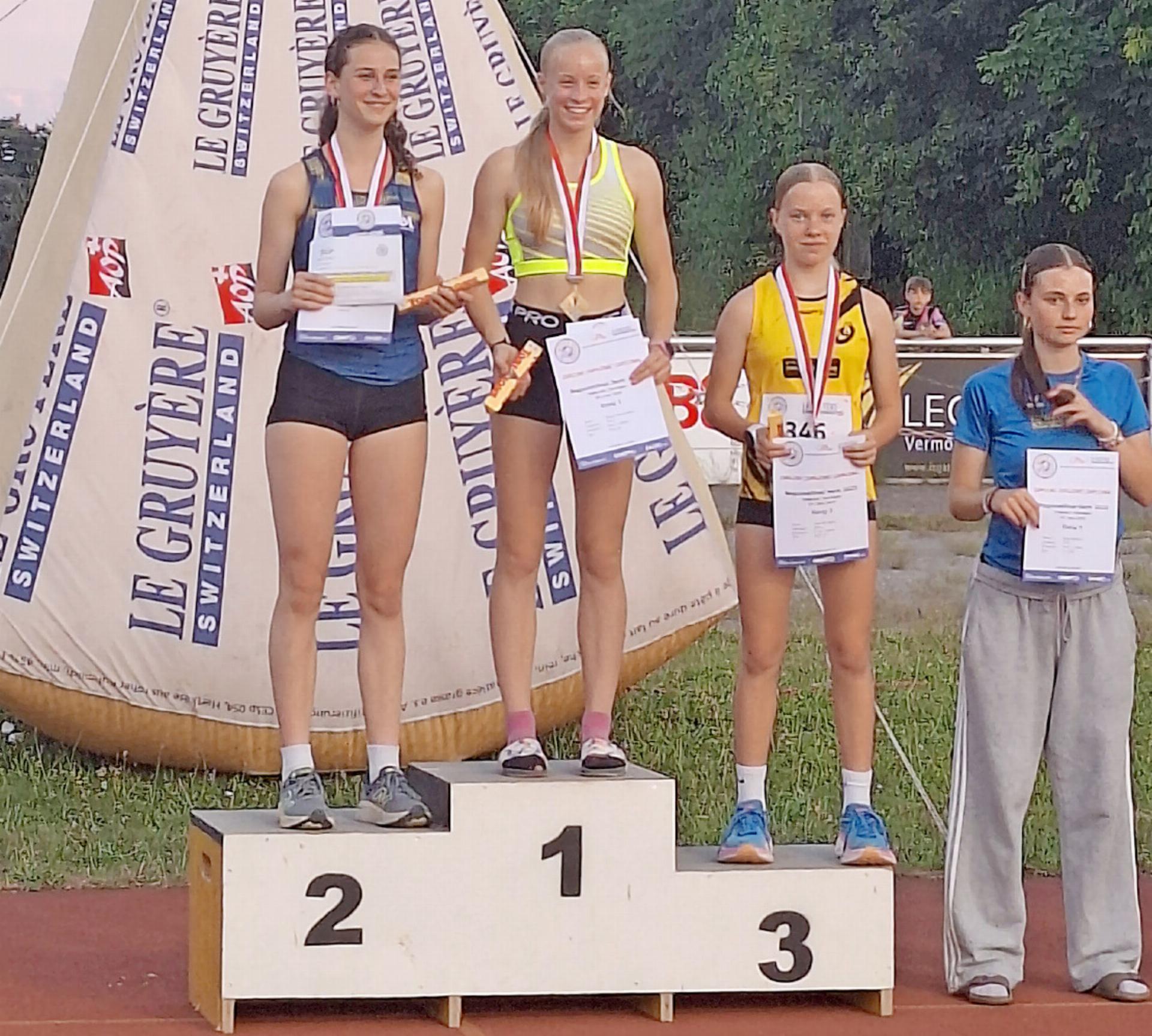 Zwei Kantonalmeisterinnen für das LA-Team
