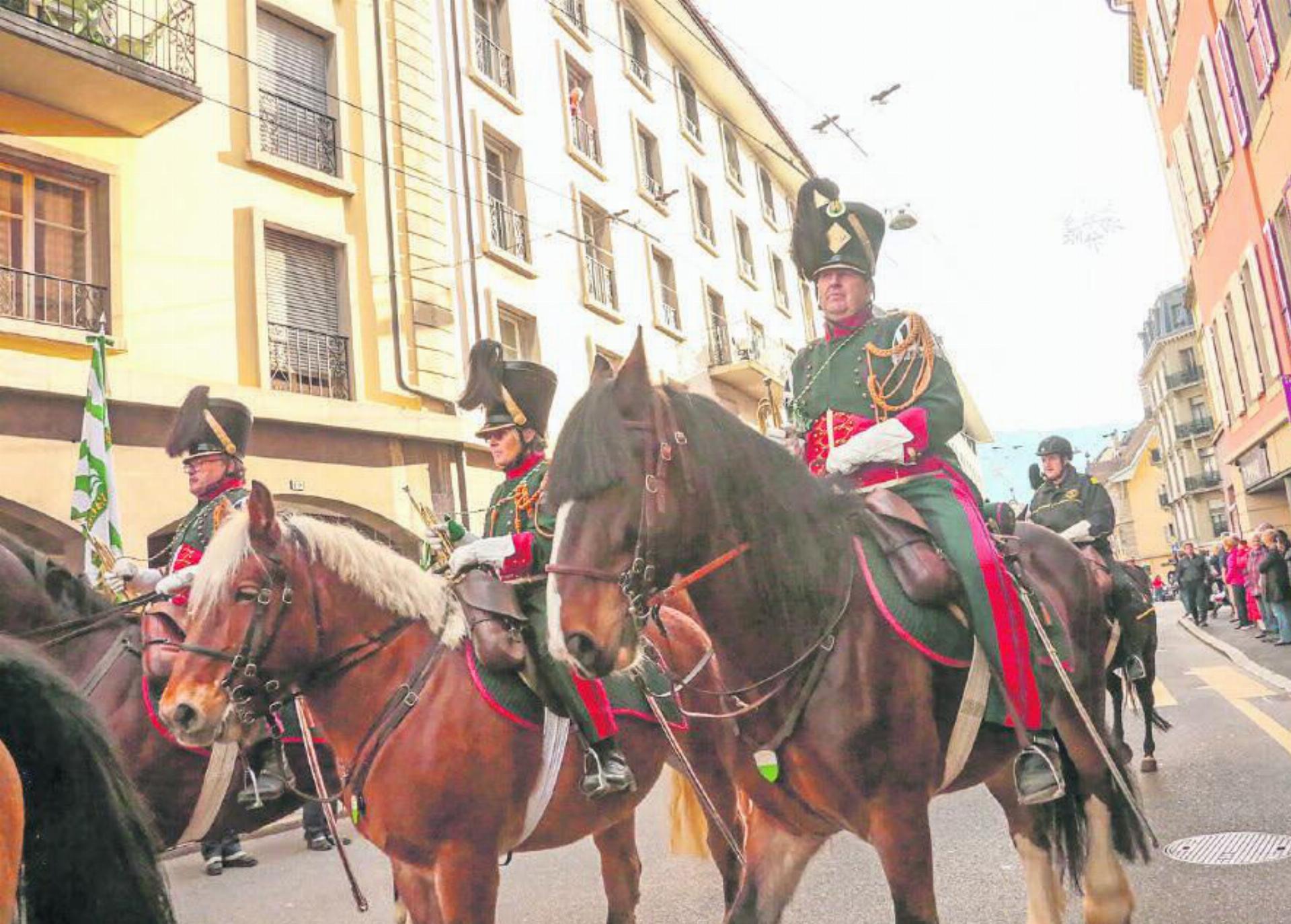 Die «Chasseurs à cheval» tagten in Gstaad - Das Bild wird blockiert. – Möglicherweise durch einen aktiven Adblocker.