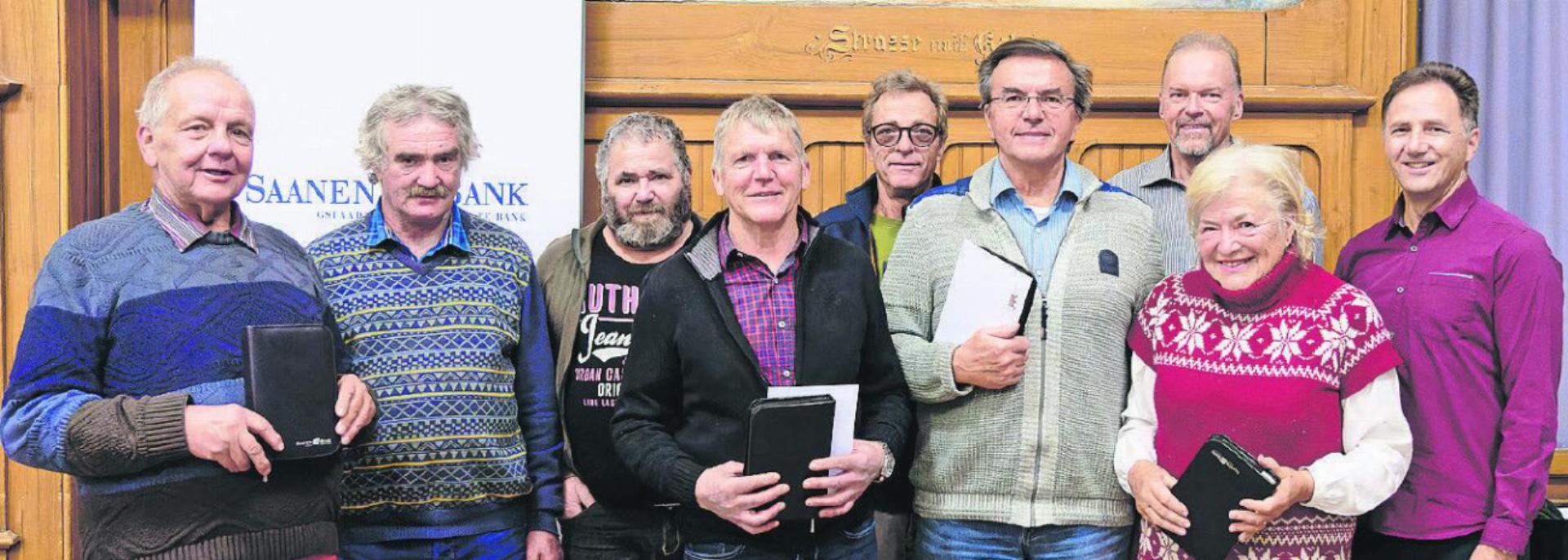 Markus Oehrli und Emil Trachsel gewinnen den diesjährigen Saanen Bank Jass