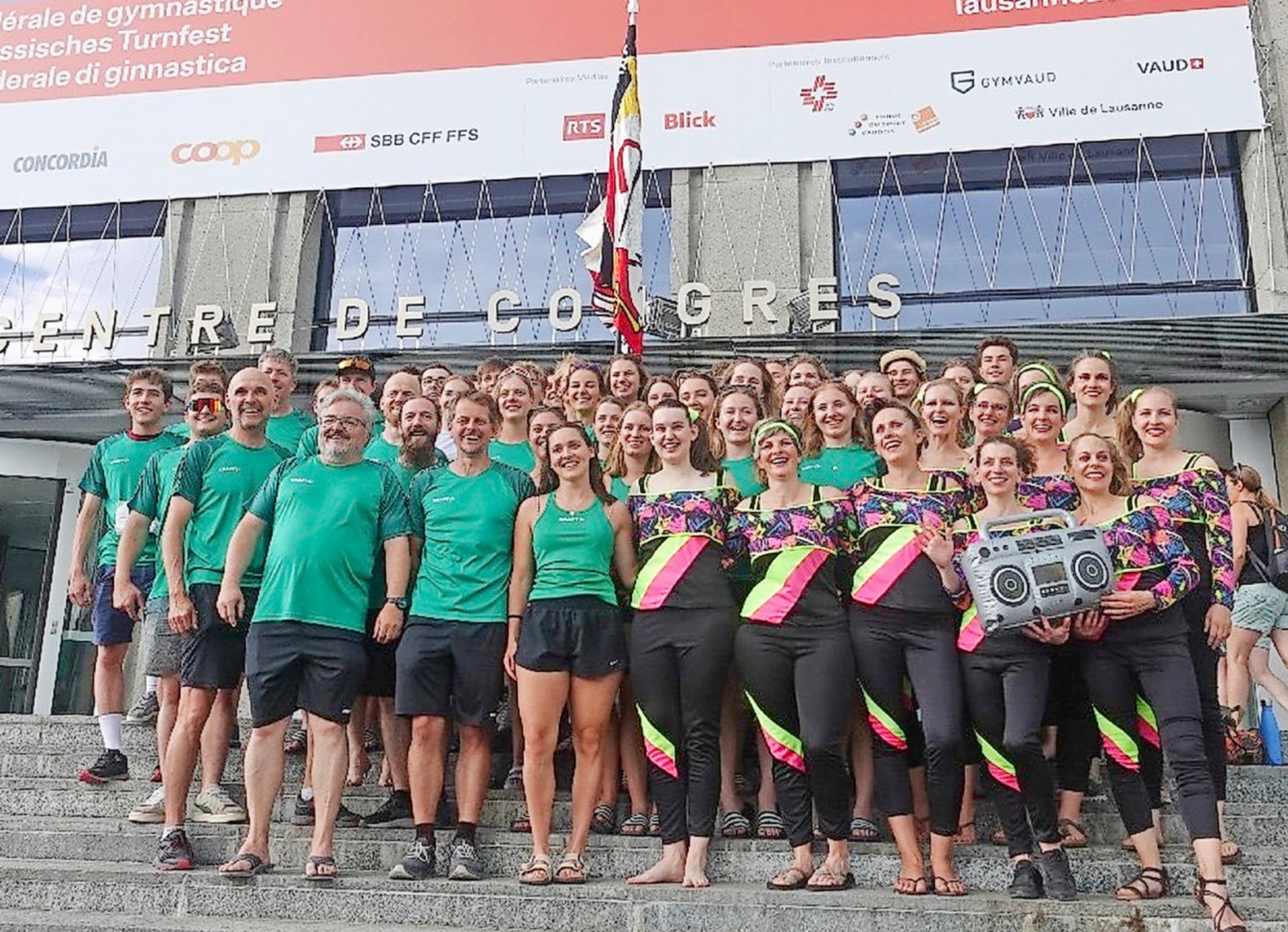 Der Turnverein Saanen-Gstaad am ETF in Lausanne