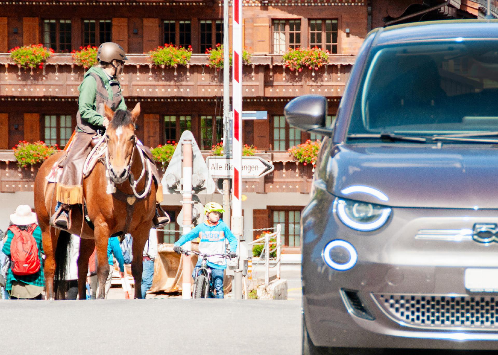 «Langsam fahren, Abstand wahren»