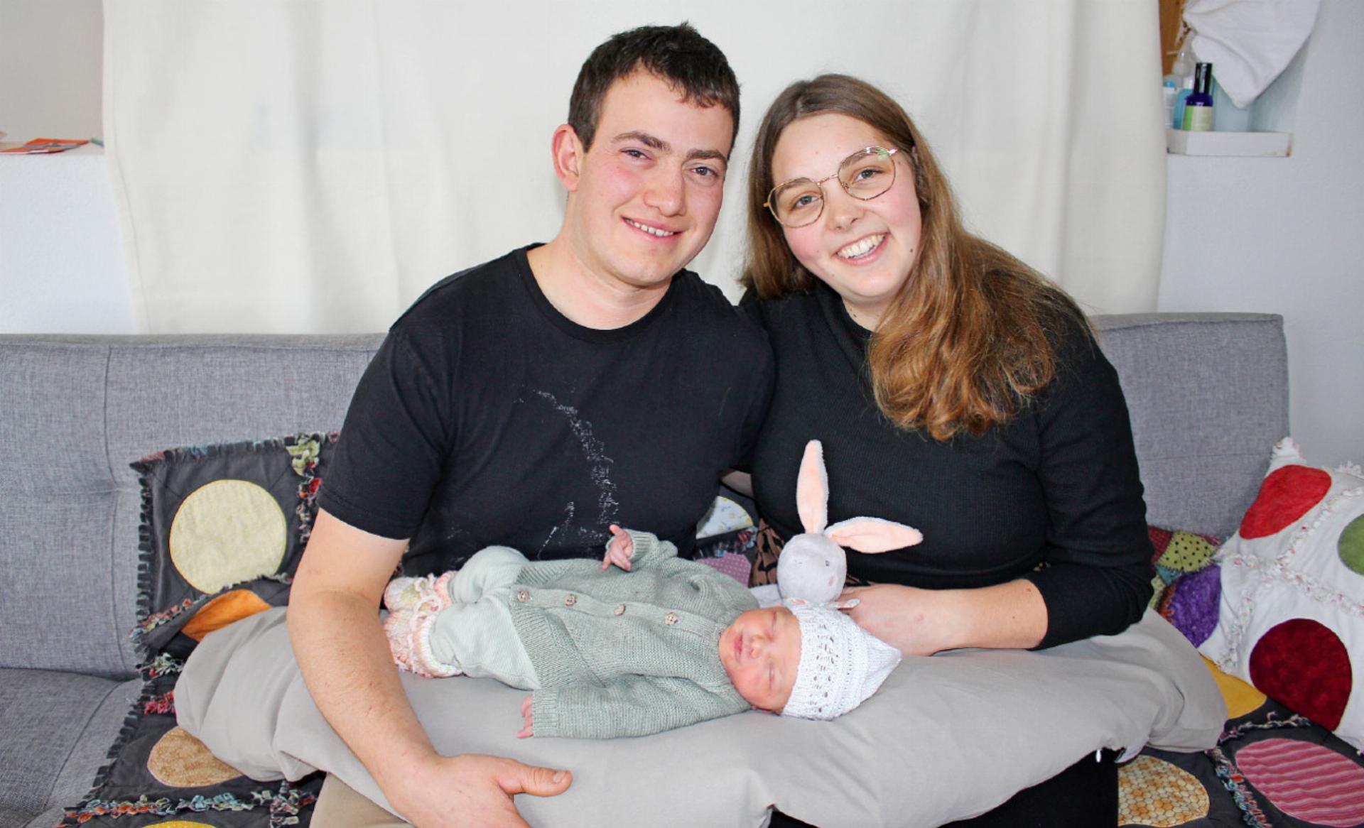 Das Neujahrsbaby der Maternité