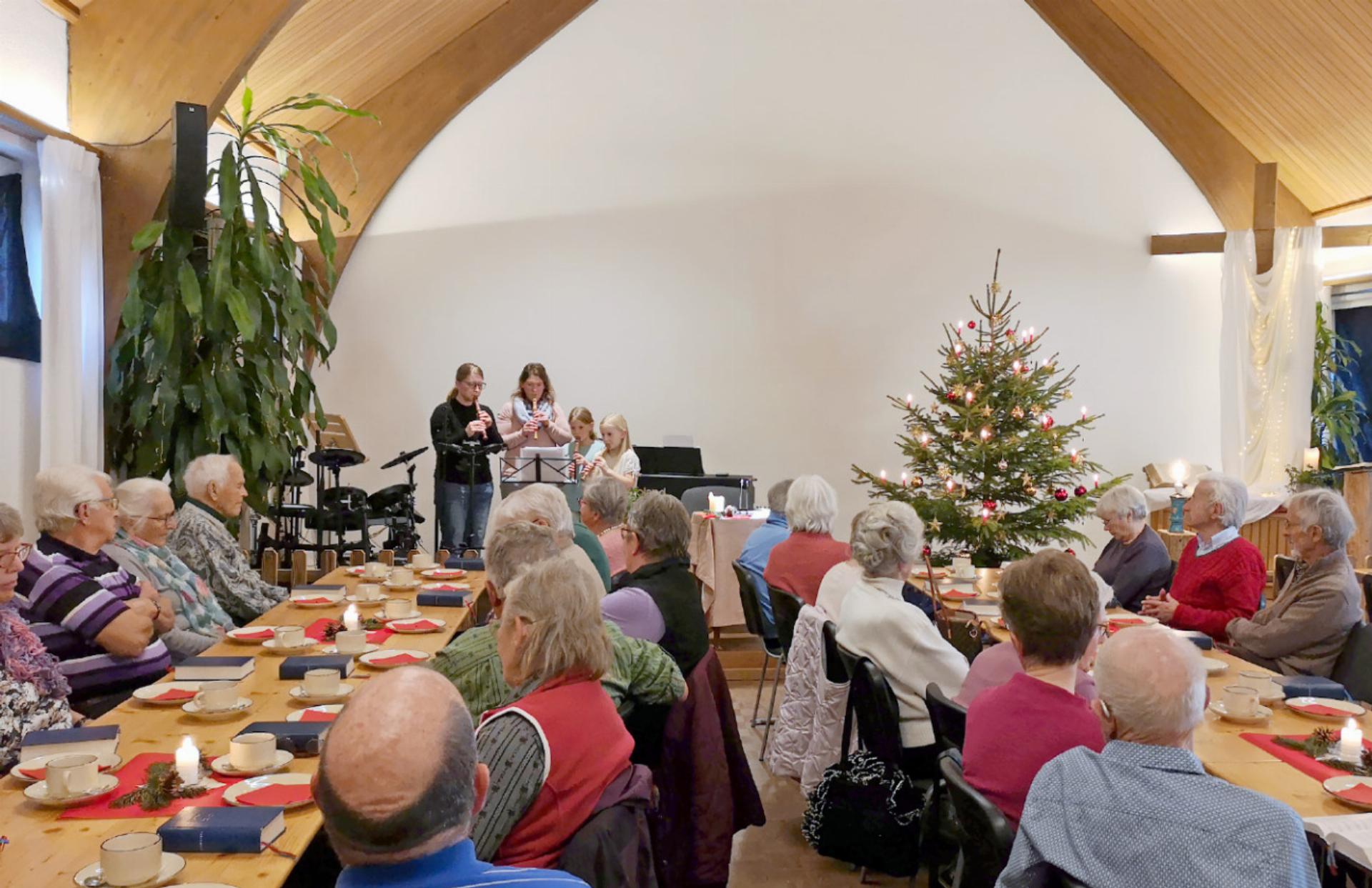 Einstimmung auf die kommenden Weihnachtsfeierlichkeiten