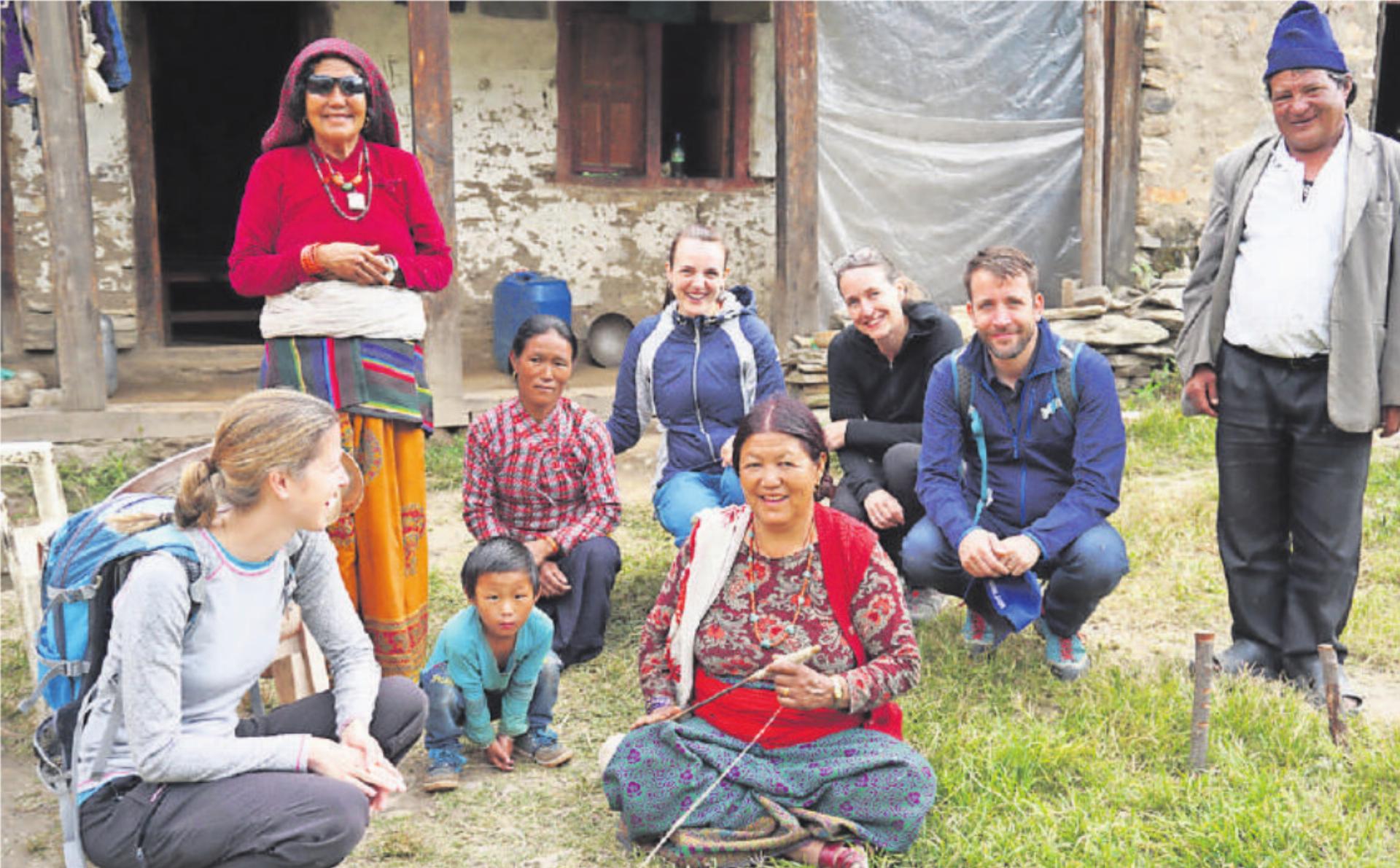 Das Dolpo-Care-Team vor Ort in Dolpo, Nepal. FOTO: ZVG