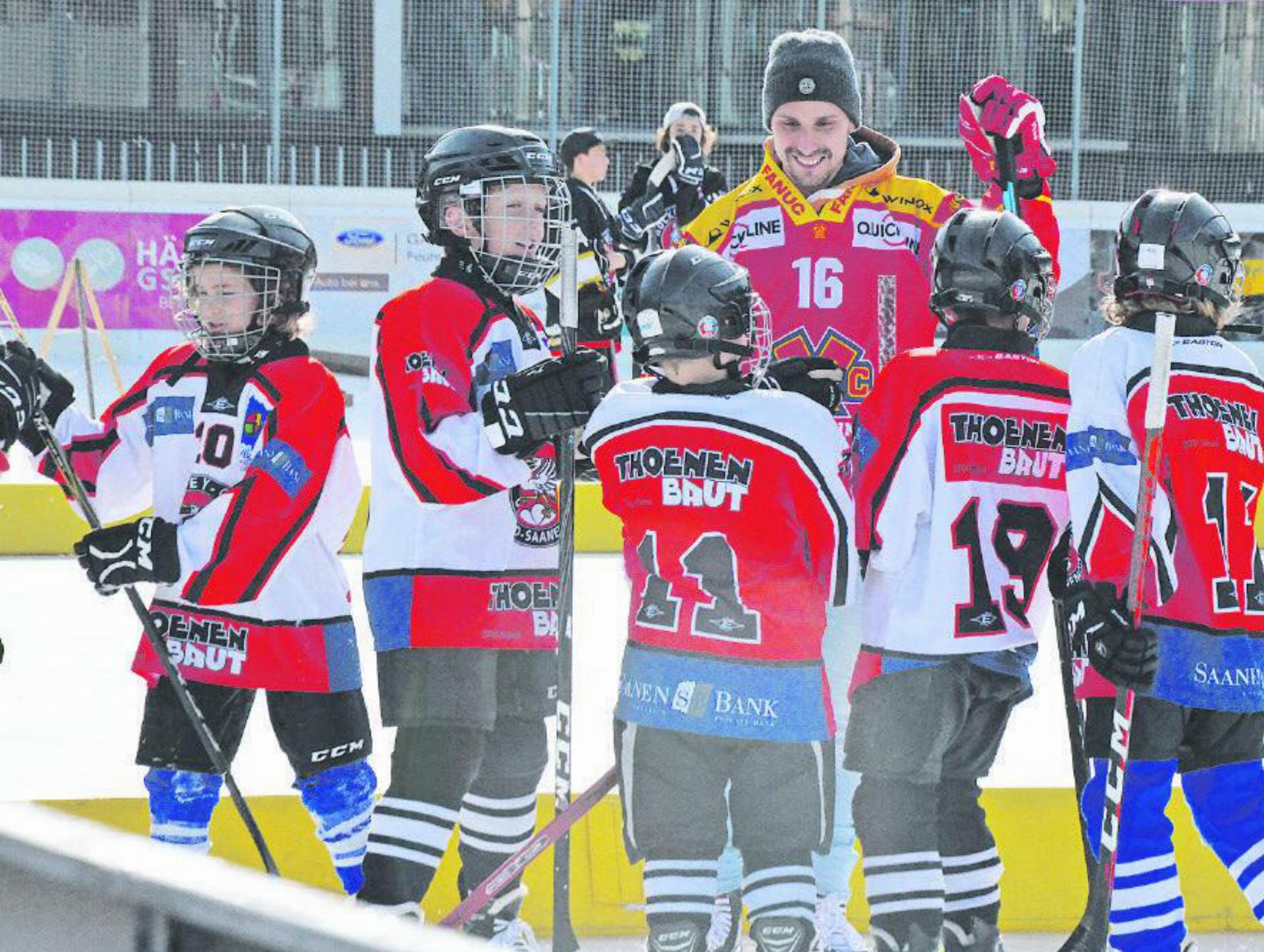 Hol dir Tipps von den Profis am Swiss Ice Hockey Day! FOTO: ARCHIV AVS/NICOLAS GEISSBÜHLER