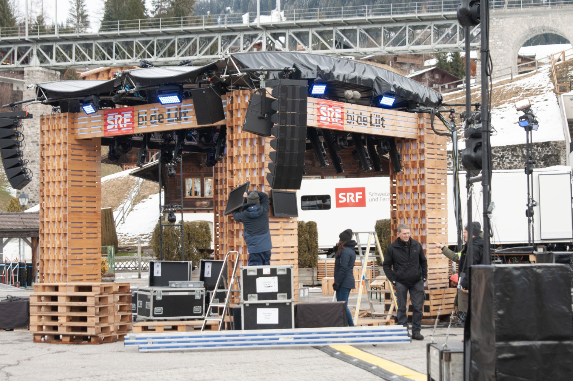 Gstaad rüstet sich für «SRF bi de Lüt - Live»