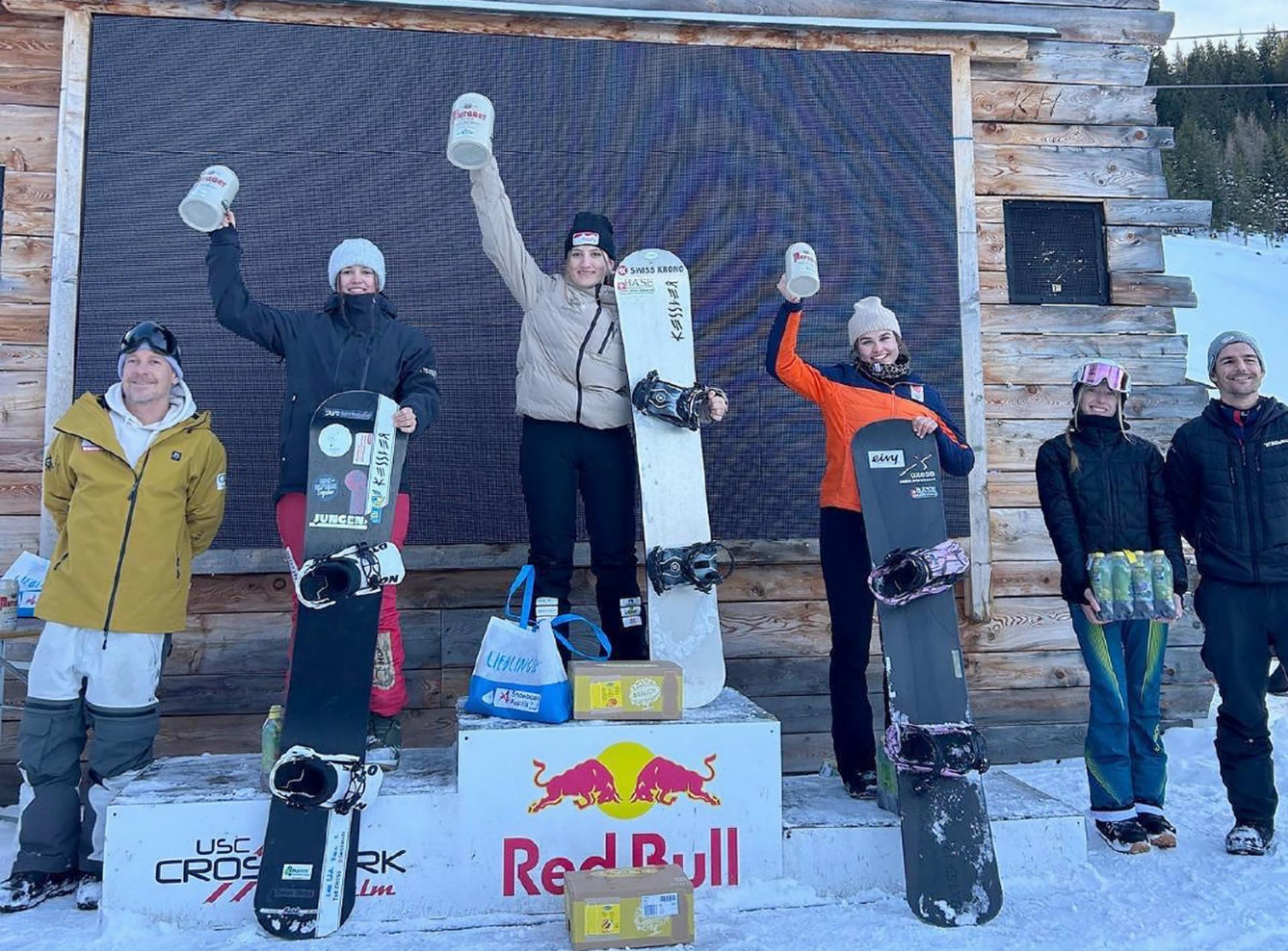 Zwei Podestplätze für Rosa Colella beim SBX JUN FIS Rennen auf der Reiteralm