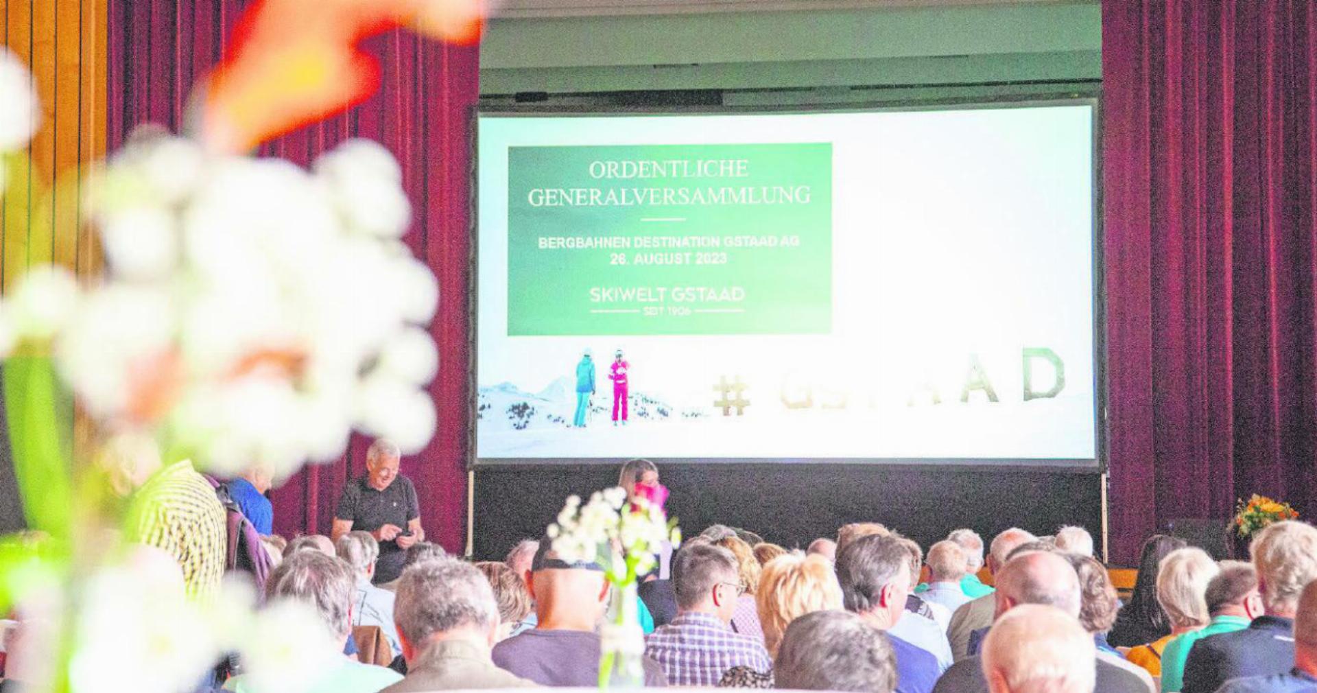 Die Generalversammlung der Bergbahnen Destination Gstaad AG genehmigte alle Anträge. FOTOS: JOCELYNE PAGE