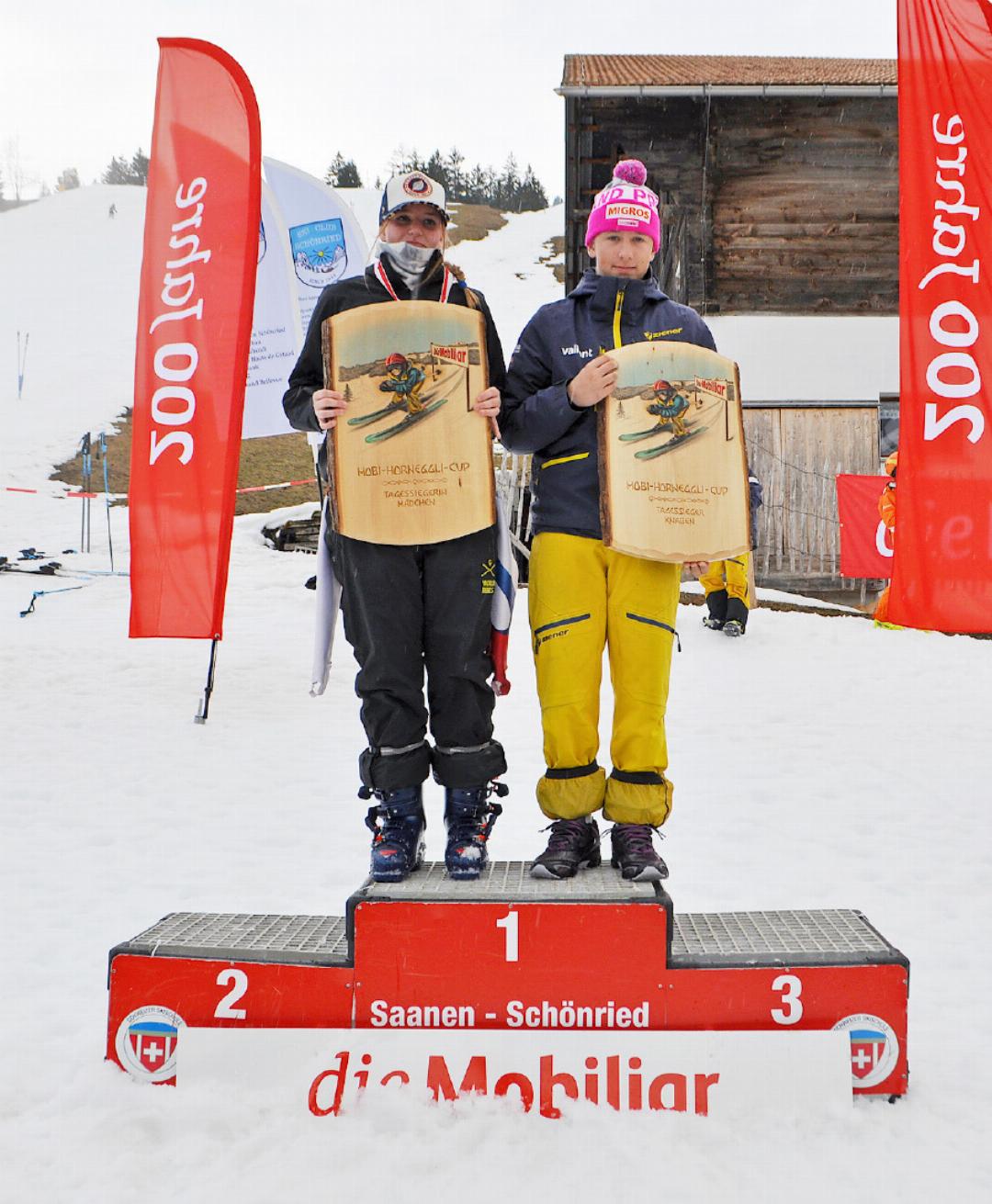 Die beiden Tagesschnellsten Victoria Gallay (links) und Ryan Leiser. Die beiden Tagesschnellsten Victoria Gallay (links) und Ryan Leiser.