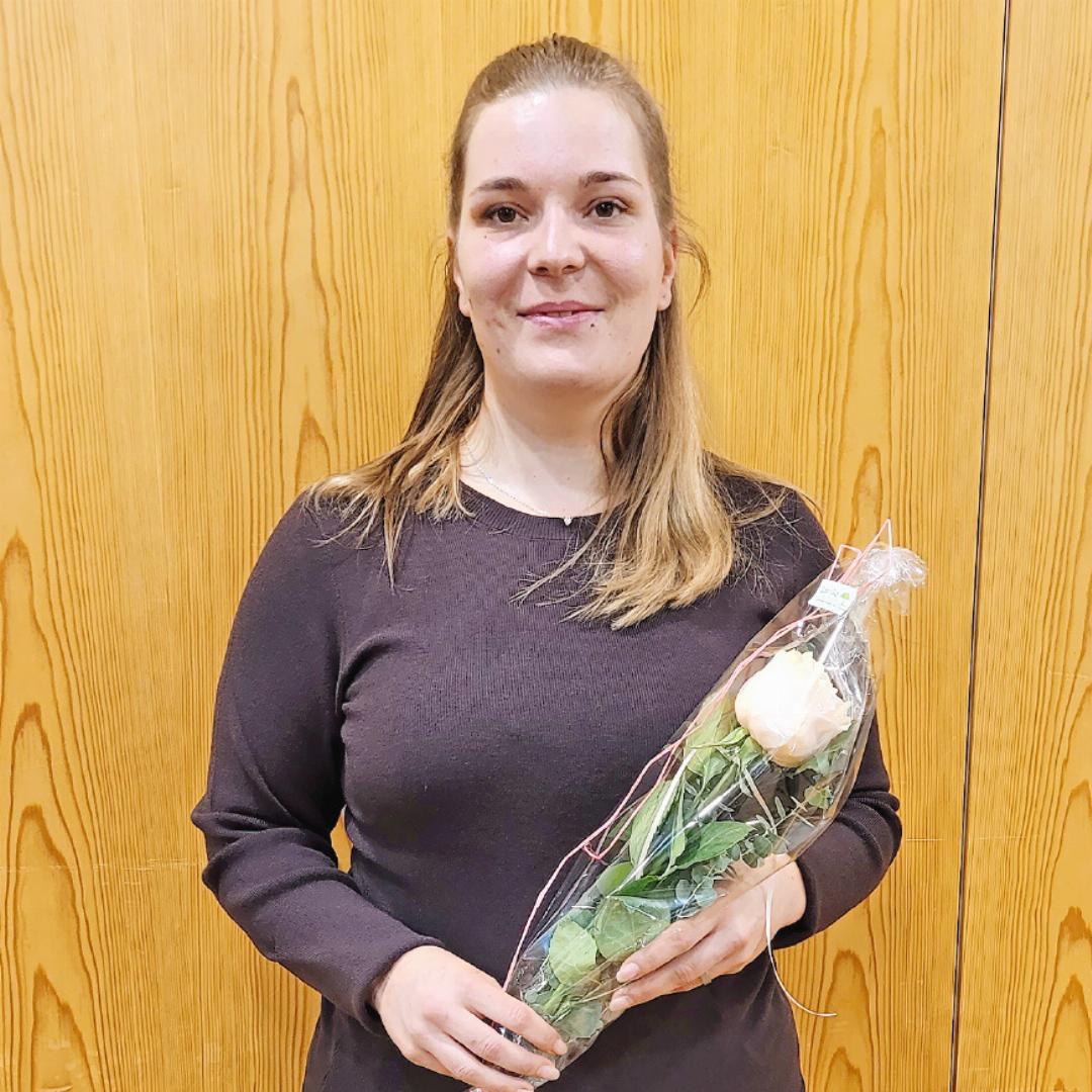 Wurde von der Versammlung begrüsst: Svenja Bolinches, neue Geschäftsstellenleiterin. Wurde von der Versammlung begrüsst: Svenja Bolinches, neue Geschäftsstellenleiterin.