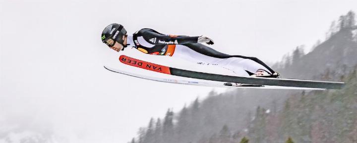 Weltcupfinal in Planica 2025, Sandro Hauswirth sprang auf 220 Meter. FOTOS: ZVG