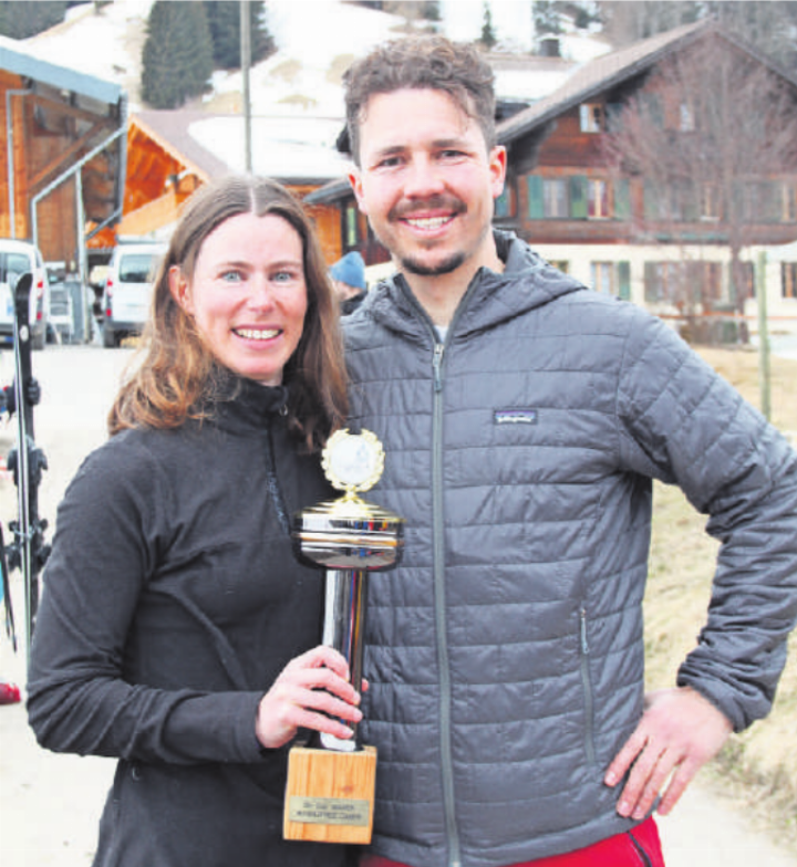 Clubmeisterin Selina Kurmann und Clubmeister Andreas Fend.