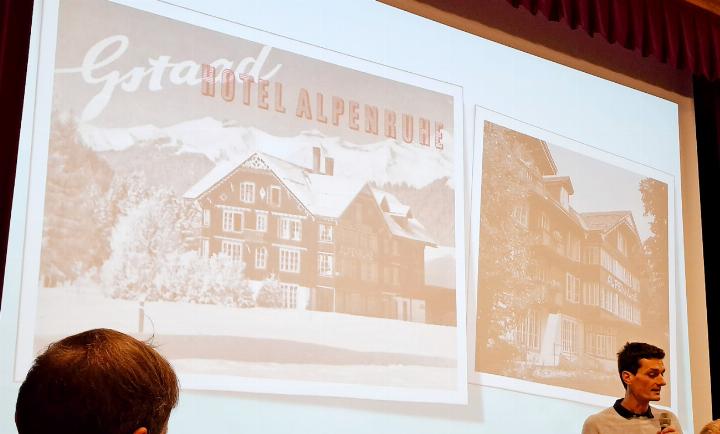 Eine bewegende Geschichte, die die Bewohnenden der Alpenruhe in den letzten Jahrzehnten erlebt haben. Hier ist noch das Hotel Alpenruhe abgebildet. FOTOS: LÉONIE MÜLLER