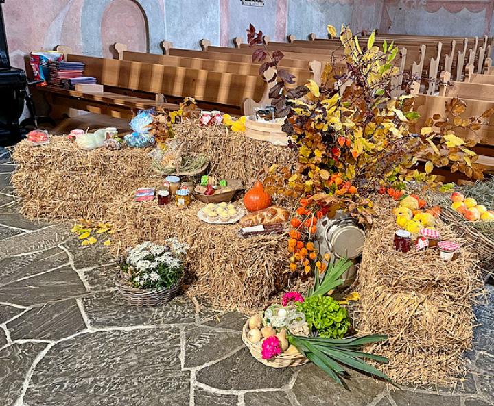 Am kommenden Sonntag findet in der Kirche Saanen das Erntedankfest statt. FOTO: PETER KLOPFENSTEIN