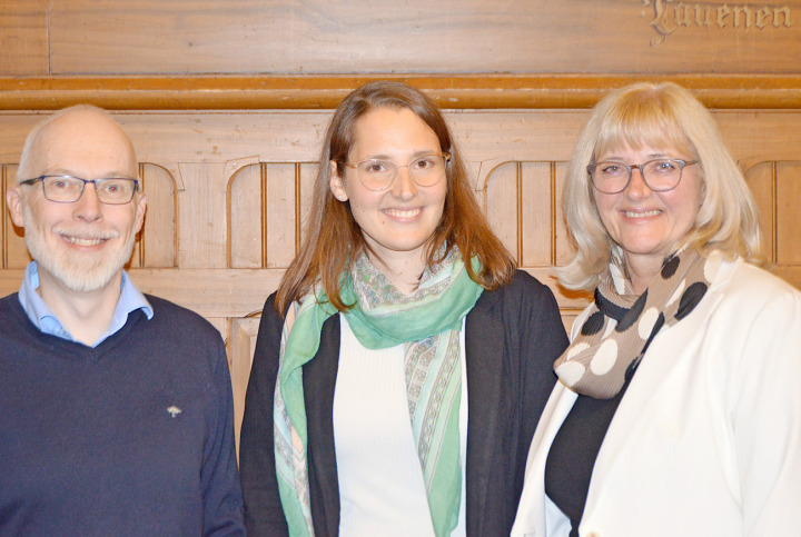 Von links: Yves Allenbach, Leiter Administration, Betriebsleiterin Ariane Beetschen und Präsidentin Anne Speiser. FOTOS: TONI SIEGRIST