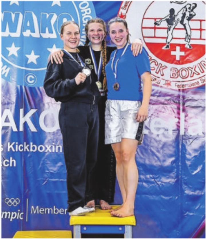 Lynn Hefti triumphierte beim Kickboxen. FOTO: ZVG