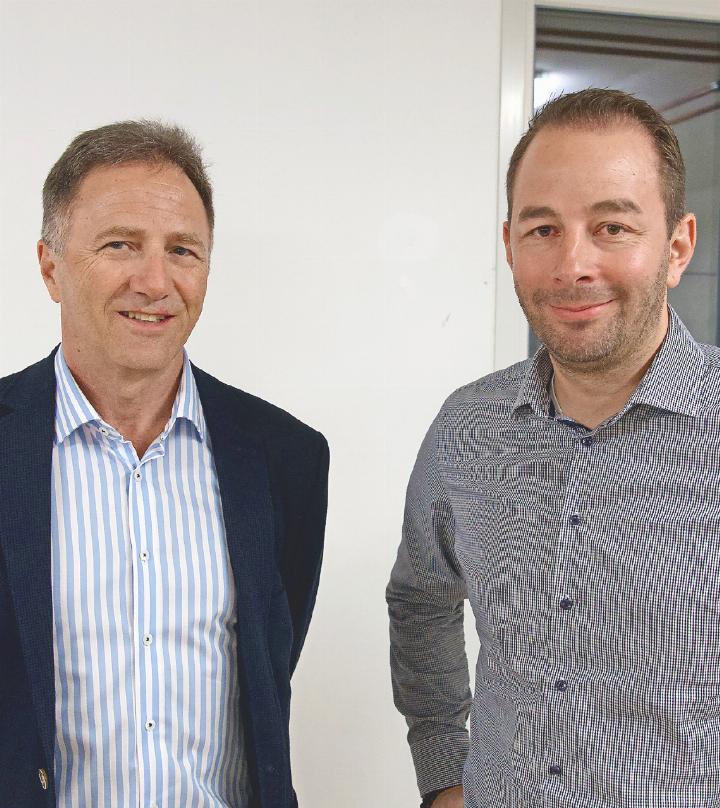 Die Generalversammlung der Sportzentrum Gstaad AG wählte Urs Zumbrunnen zum neuen Verwaltungsratspräsidenten (links) und Marcel von Grünigen in den Verwaltungsrat. FOTO: JONATHAN SCHOPFER