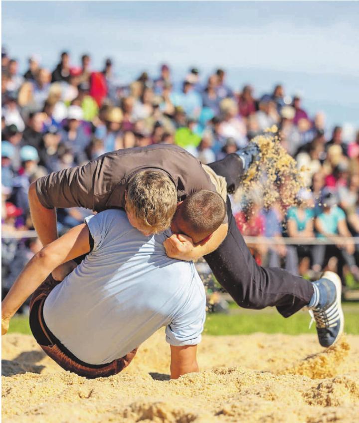 Das Oberländische Schwingfest Gstaad findet vom 12. bis 14. Juni statt.   SYMBOLBILD: MARLIES BIRCHER