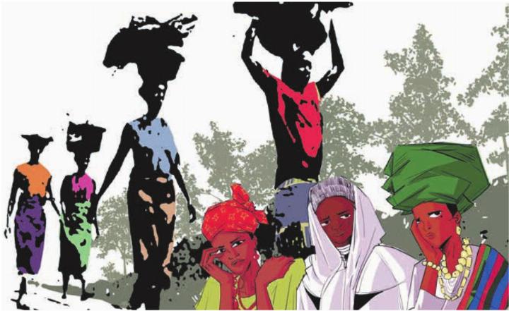 Die nigerianische Künstlerin Gift Amarachi Ottah hat ein eindrückliches Titelbild mit der Bezeichnung «Ruhe für die Erschöpften» gestaltet. FOTO: ZVG