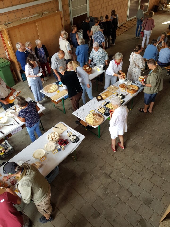 Das Brunch-Buffet. (Foto: AvS)