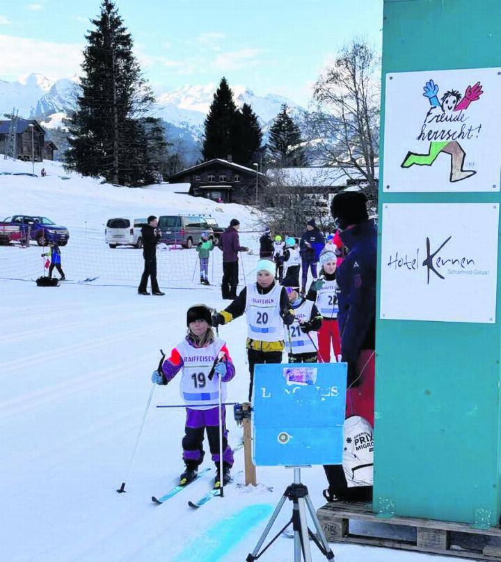 Mila Riedi, die jüngste Teilnehmerin. FOTO: CORNELIA FRAUTSCHI