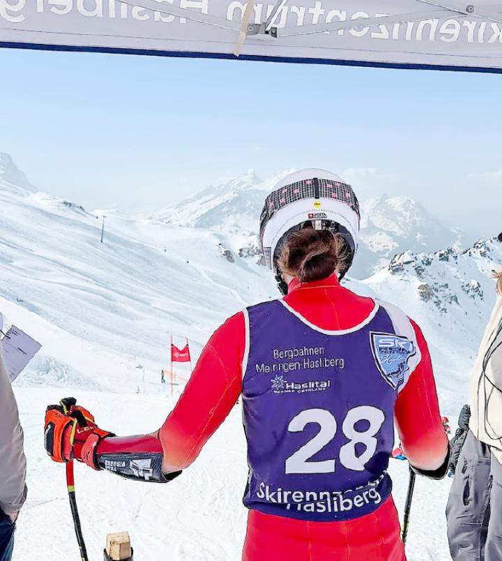 Emma Horn am Start.   FOTOS: JAN PERREN