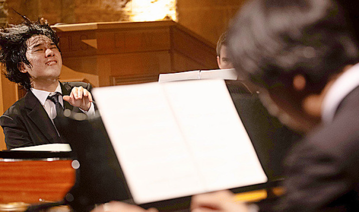 Yunchan Lim am Klavier – ausgezeichnet mit dem Olivier Berggruen Prize 2025. FOTO: RAPHAEL FAUX/ GSTAADPHOTOGRAPHY.COM