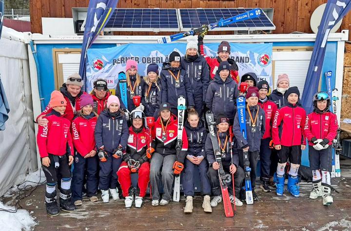 Teamfoto des erfolgreichen RLZ-Gstaad-Kaders.
FOTOS: FRED LABAUNE
