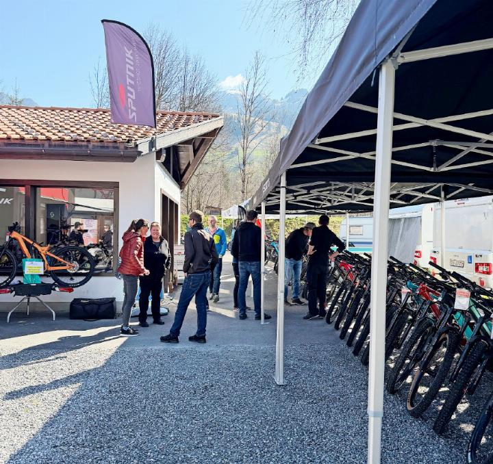Am 18. April stellt der Sputnik Bikeshop seine Modelle aus.   FOTO: ZVG