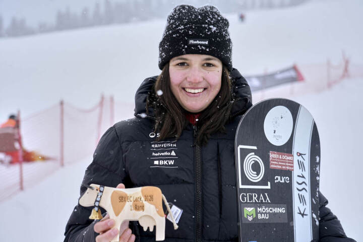 Die Saanerin Rosa Colella feierte an der Lenk den Europacup-Heimsieg.Foto: zvg