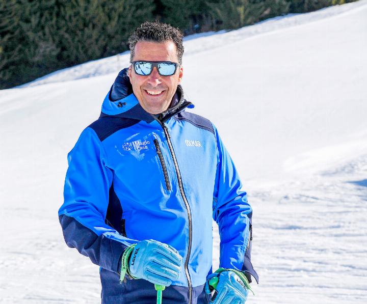 Sébastien Travelletti, CEO von Magic Pass, in Schönried auf beruflicher Besichtigungstour. FOTO: JOCELYNE PAGE