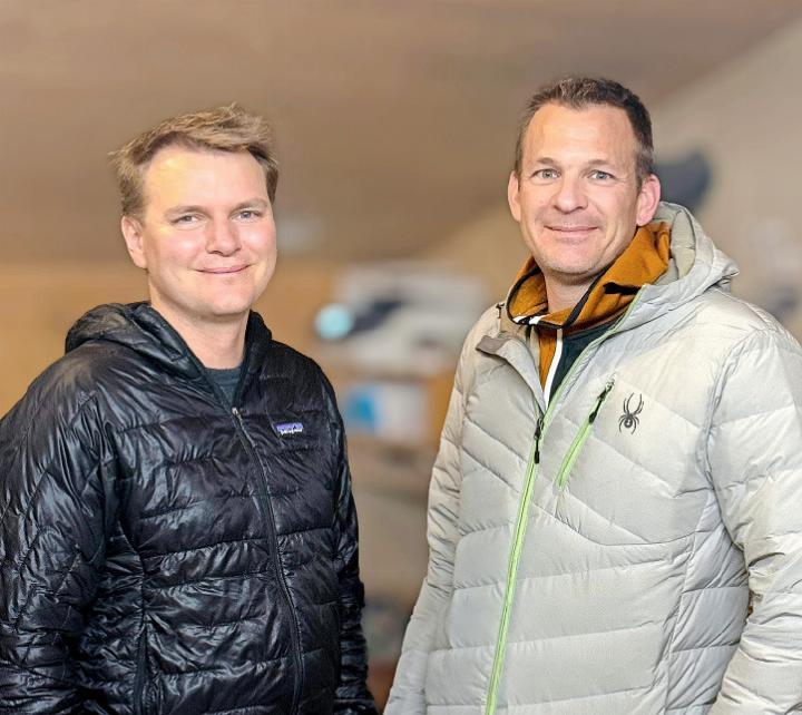 Neues Co-Präsidium: Michel Hediger (links) und Fabian Blum. FOTO: ZVG