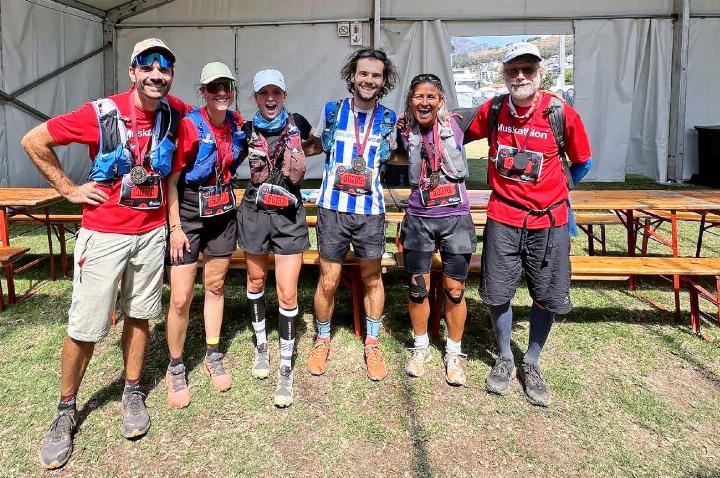 Nach 43 Kilometern im Ziel. FOTOS: ZVG
