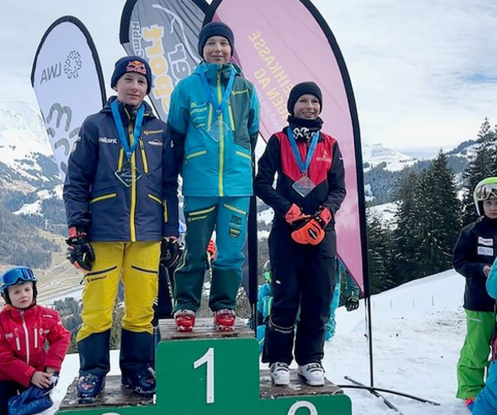 Das Podest der Kategorie Knaben U14.