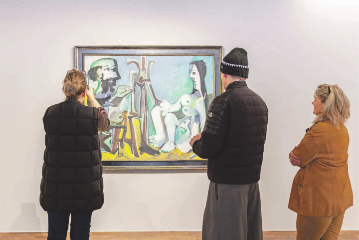 Picassos Gemälde ziehen Besuchende magisch an. FOTO: JEANETT NORGAARD