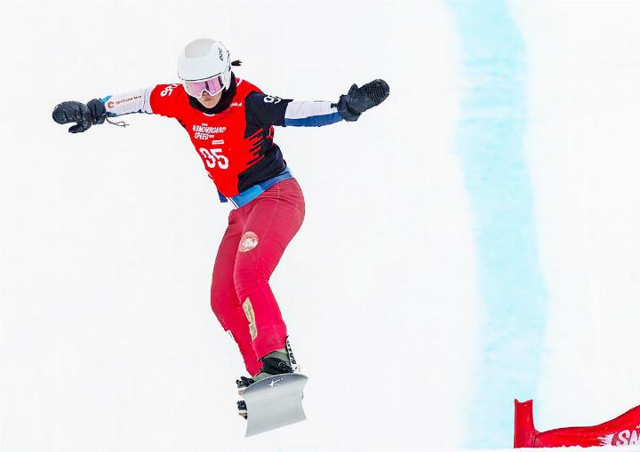 Bei einem Qualifikationswettkampf auf dem Bettelberg, Lenk.