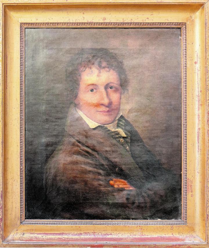 Johann Franz Romang, gemalen von Franz Josef Menteler. FOTOS: ZVG