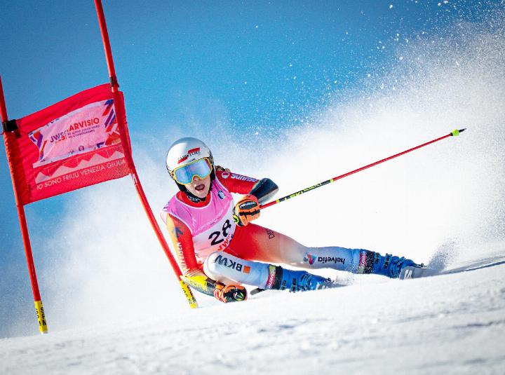 Dania Allenbach erlebte ihre erste Europacupsaison und erzielte solide Resultate. FOTOS: ZVG