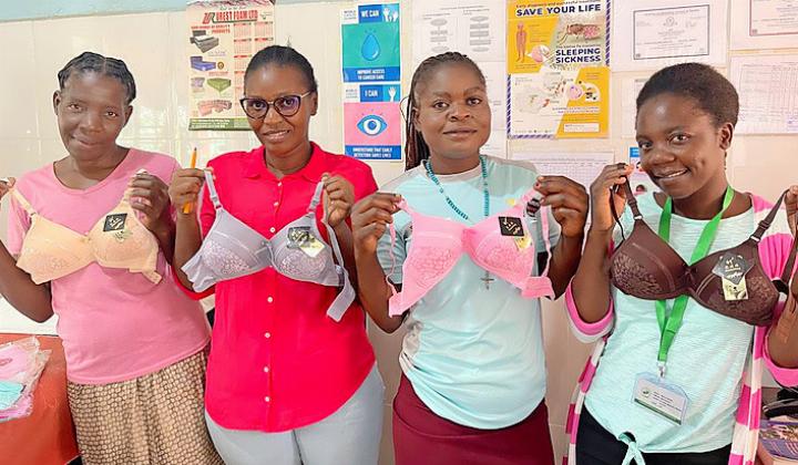 Der Club Soroptimist Gstaad-Saanenland sammelt Büstenhalter für ein Brustkrebs-Präventionsprojekt in Sambia. FOTO: ZVG