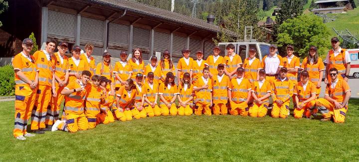 Die Verkehrskadetten Saanenland. FOTOS: ZVG