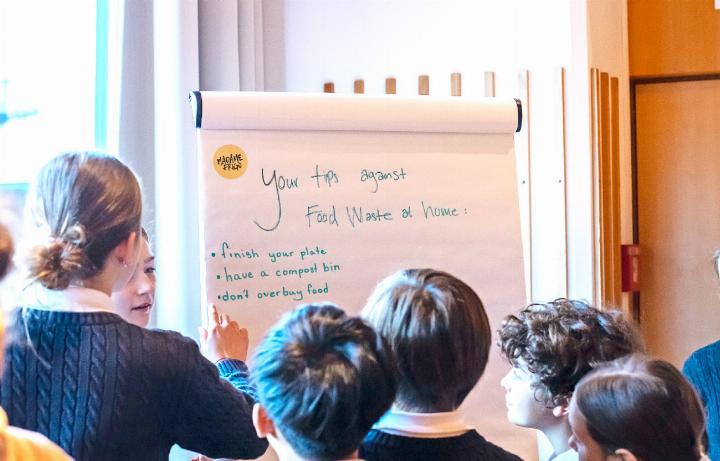 Bei Young Impact diskutierten die Schülerinnen und Schüler über Foodwaste. FOTOS: IMPACT GSTAAD