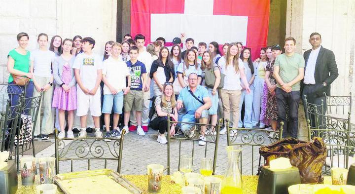 Teilnehmende der Firmreise nach Rom. FOTO: ZVG