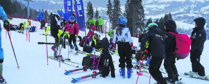 BOSV/Leki JO-Cup vom 4. Februar 2023 auf den Hublen, organisiert vom Skiclub Grund. FOTO: ZVG